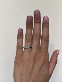 Alexander Beverly Hills 1.26ct Asscher Cut Diamond D-F VVS Half Eternity 18k