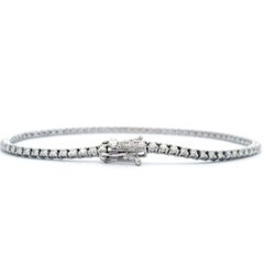 Alexander Beverly Hills 1.31ct Diamond D color Tennis Bracelet 18k White Gold