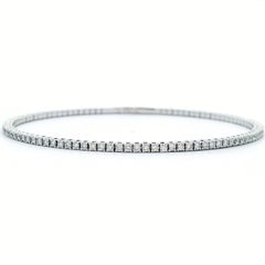 Alexander Beverly Hills 1.48ct Diamond Flexible Tennis Bangle Bracelet Gold