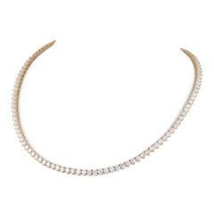 Alexander Beverly Hills Collar de tenis con diamantes de 14,99 ct Oro amarillo de 18 k 16 pulg.
