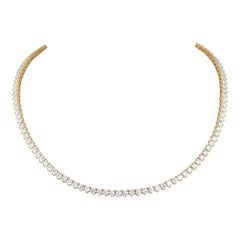 Alexander Beverly Hills 14,99ct Collana Tennis con diamanti in oro giallo 18k 16in