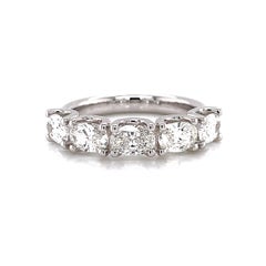Alexander Beverly Hills 1.63ct Oval Diamond East West Half Eternity 18k