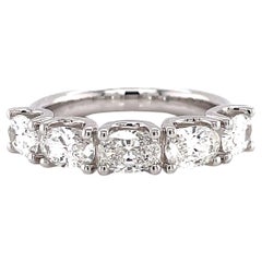 Alexander Beverly Hills 1.63ct Oval Diamond East West Half Eternity 18k