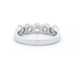 Alexander Beverly Hills 1.68ct Round Diamond Eternity Half Band 18k White Gold