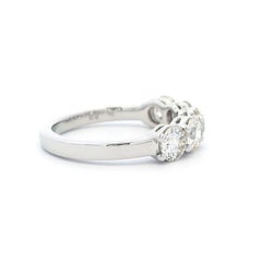 Alexander Beverly Hills 1.70ct Round Diamond Eternity Half Band 18k White Gold