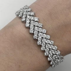 Alexander Beverly Hills 18.18ct Five-Row Diamond Bracelet 18k White Gold
