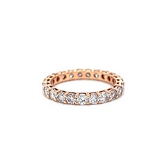 Alexander Beverly Hills 1.83ct Round Diamond Eternity Band Rose Gold 6