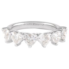 Alexander Beverly Hills 1,84 Karat Herz Diamant D-F VVS2/VS1 Halb-Eternity Platin