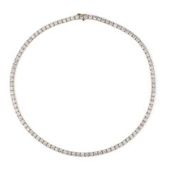 Alexander Beverly Hills 19,12 Karat Diamant-Tennis-Halskette 18k Gelbgold 16in