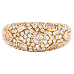 Alexander Beverly Hills 1.93ct Fancy Pink Brown Multi Diamonds Ring 18k