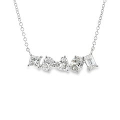 Alexander Beverly Hills - Collana con diamanti misti da 1,99 ct. in oro bianco 18 ct.