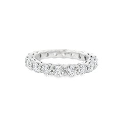 Alexander Beverly Hills 2.10ct Round Diamond Eternity Band Platinum s.5