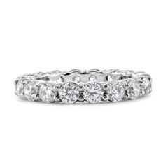 Alexander Beverly Hills 2.10ct Round Diamond Eternity Band Platinum s.5