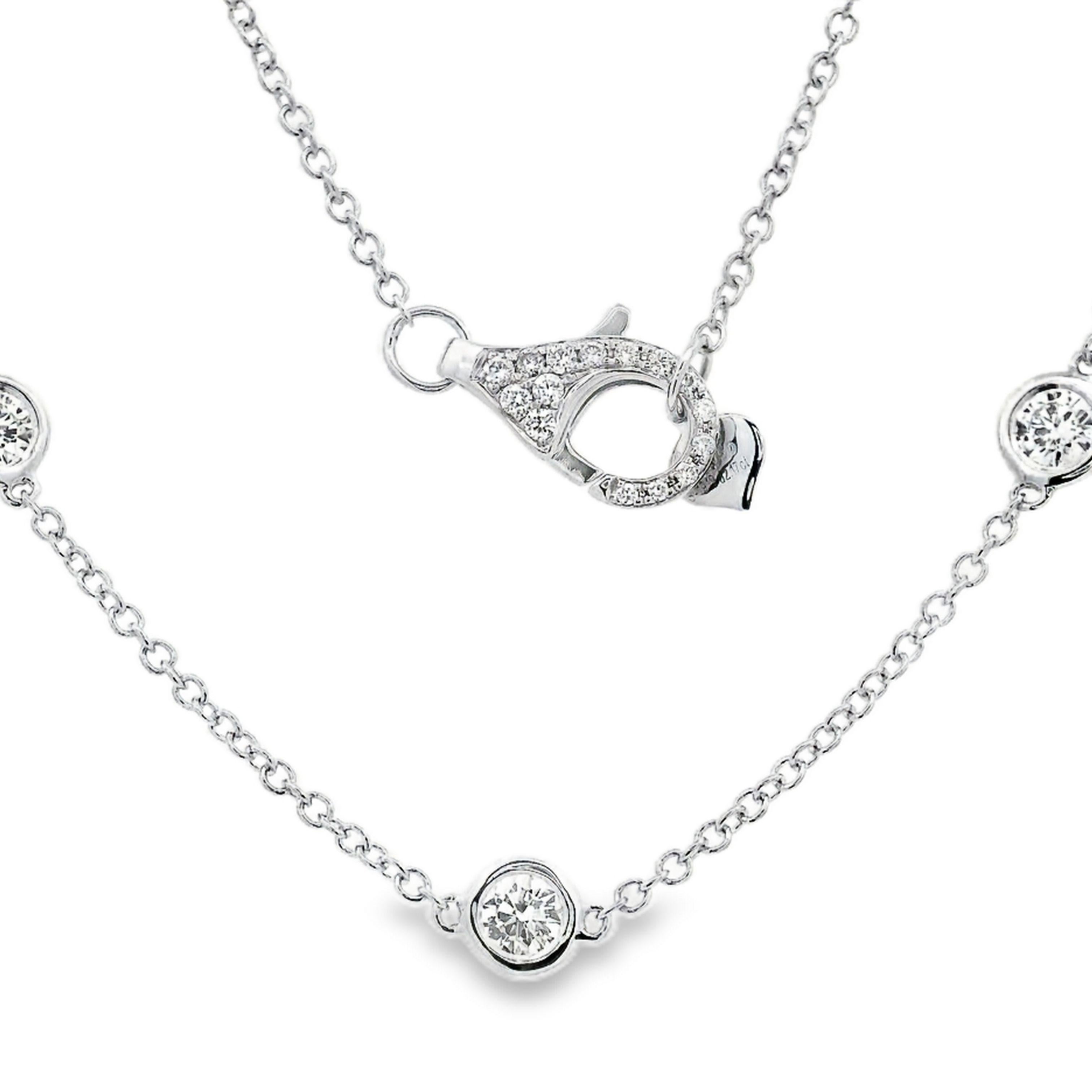 Moderno Alexander Beverly Hills 2,17ct Diamonds by the Yard Oro bianco 18k in vendita