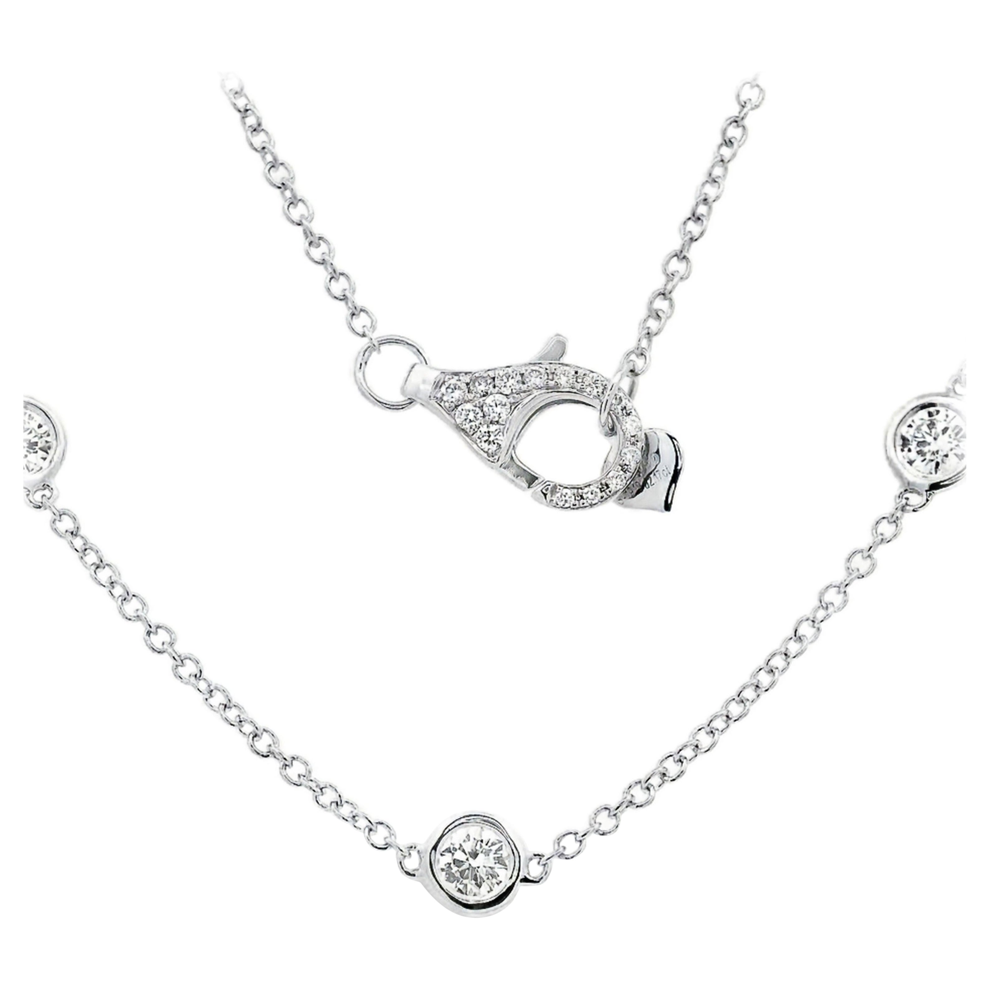 Alexander Beverly Hills 2.17ct Diamonds by the Yard 18k White Gold en vente