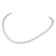 Alexander Beverly Hills 22.78ct Diamond Three-Prong Tennis Necklace 18k