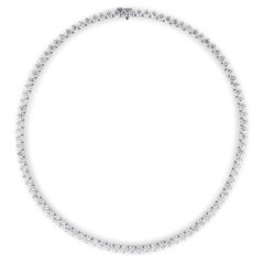 Alexander Beverly Hills 23.31ct Diamond Three-Prong Tennis Necklace 18k