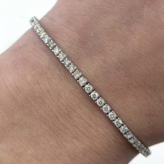 Alexander Beverly Hills 2.37ct Diamond Tennis Bracelet 18-Karat White Gold