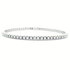 Alexander Beverly Hills 2.38ct Diamond Flexible Tennis Bangle Bracelet Gold