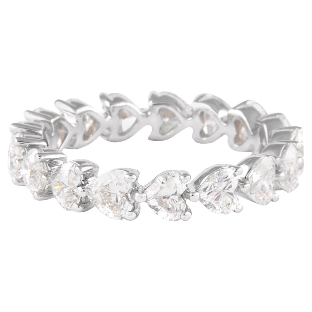 Alexander Beverly Hills 2,50ct Diamante Cuore D/E VVS Fascia Eternità 18k