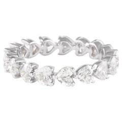 Alexander Beverly Hills 2,50ct Diamante Cuore D/E VVS Fascia Eternità 18k