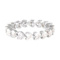 Alexander Beverly Hills 2,51ct Diamante Cuore D/E VVS Fascia Eternità 18k