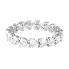 Alexander Beverly Hills 2,51ct Diamante Cuore D/E VVS Fascia Eternità 18k