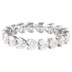 Alexander Beverly Hills 2,53ct Diamante Cuore D/E VVS Fascia Eternità 18 carati