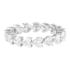 Alexander Beverly Hills 2,53ct Diamante Cuore D/E VVS Fascia Eternità 18 carati