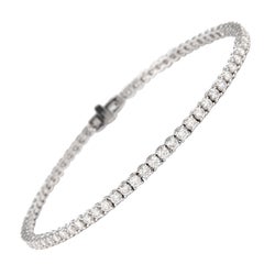 Alexander Beverly Hills Pulsera de tenis con diamantes de 2,71 ct Oro blanco 14k