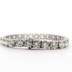 Alexander Beverly Hills Bracelet tennis 18 carats avec diamants 27,76 carats certifiés GIA « Avg 1,02 carat »