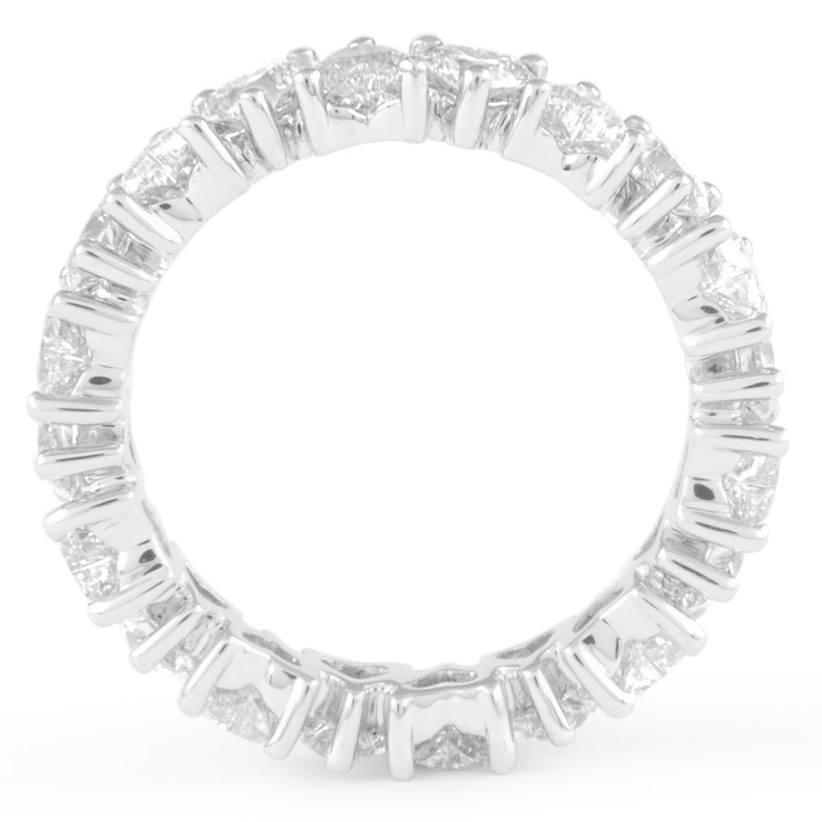 Alexander Beverly Hills 2,90ct Diamante Cuore D/E VVS Fascia di Eternità Platino 6,25 In condizioni Nuovo in vendita a BEVERLY HILLS, CA