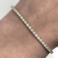 Alexander Beverly Hills Pulsera de tenis con diamantes de 2,91 ct Oro amarillo de 18k