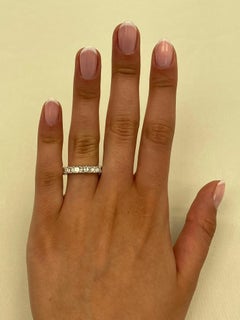 Alexander Beverly Hills 3.25ct Asscher Cut Diamond D-F Eternity Platinum 5.25
