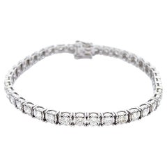 Alexander Beverly Hills Bracelet tennis en or blanc 18 carats avec diamants 3,30 carats