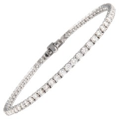 Alexander Beverly Hills 3.50ct Diamond Tennis Bracelet 18k White Gold