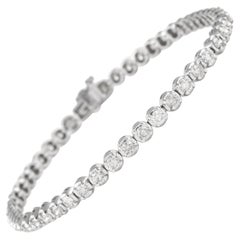 Alexander Beverly Hills Pulsera de tenis con diamantes de 3,80 ct Oro blanco 14k