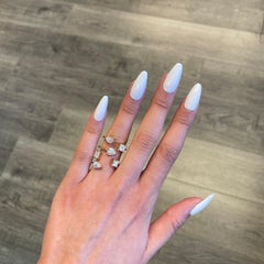 Alexander Beverly Hills 3.91ct Floating Diamonds Ring 18k Rose Gold