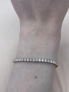 Alexander Beverly Hills 4.50ct Diamond Tennis Bracelet Rose Gold