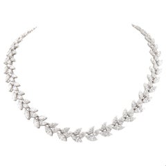 Alexander Beverly Hills Collier de 45,35ct Marques et diamants taille poire 18k