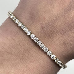 Alexander Beverly Hills Tennisarmband aus 18 Karat Gelbgold mit 5,01 Karat Diamanten