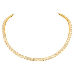 Alexander Beverly Hills - Collana Tennis con diamanti gialli da 50,65 carati in oro giallo 18 carati