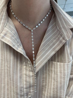 Alexander Beverly Hills 7,21 Karat Tropfen-Halskette aus 18 Karat Weißgold