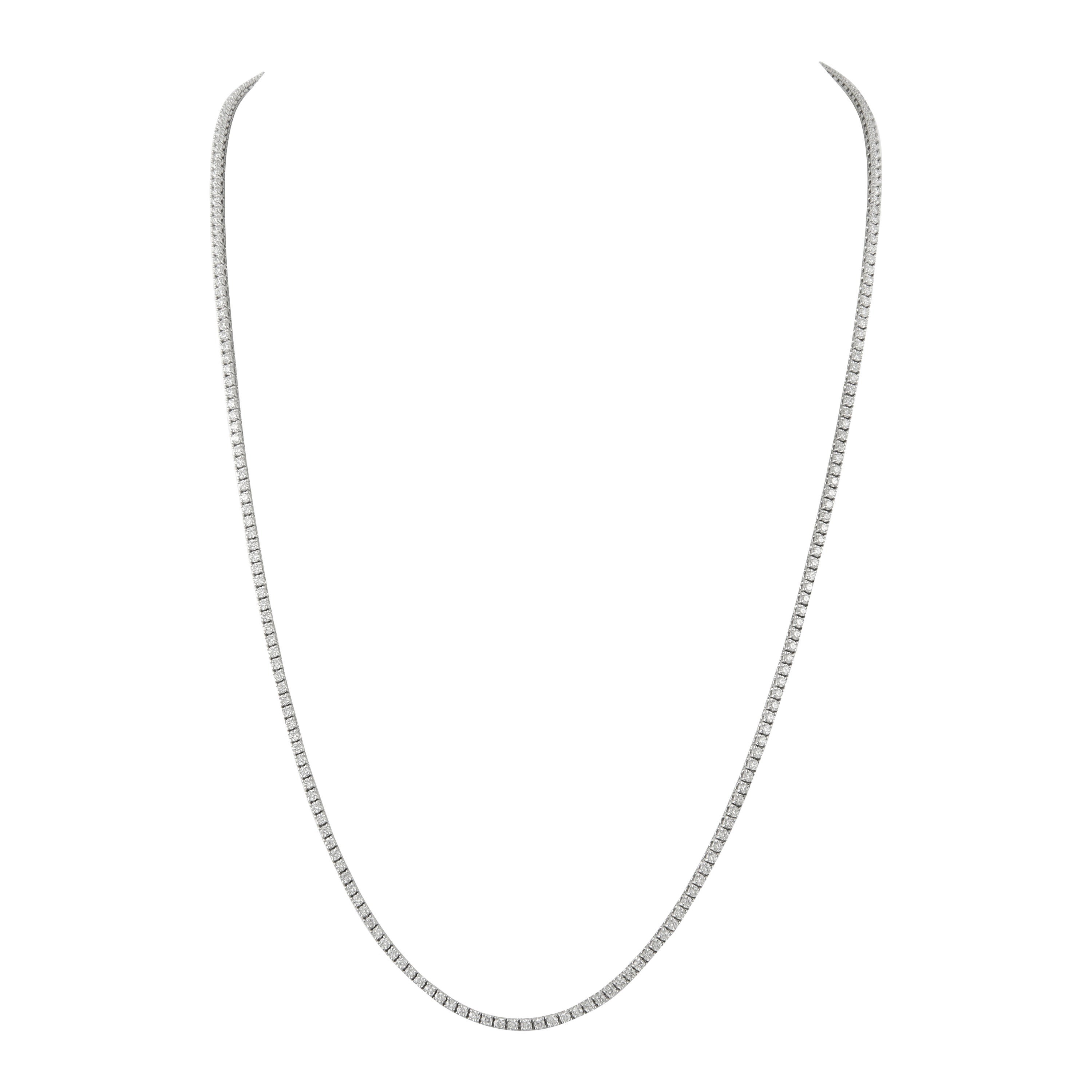 Alexander Beverly Hills Collar de Tenis de Diamantes de 7,38 ct Oro Blanco