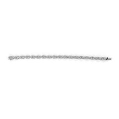 Bracciale Alexander Beverly Hills con diamanti “Illusion” da 7,42 carati, in oro bianco 18k