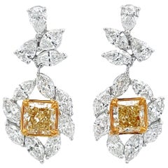 Alexander Beverly Hills - Orecchini a goccia con diamanti gialli da 7,67 carati - Oro 18k