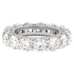 Alexander Beverly Hills - Fascia per l'eternità con diamanti da 8,35 carati e pavé in oro bianco 18 carati