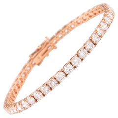 Alexander Beverly Hills Pulsera de tenis con diamantes de 8,69 ct Oro rosa de 14k