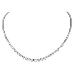 Alexander Beverly Hills Collar Riviera de tres puntas con diamantes de 9,26 ct 18k