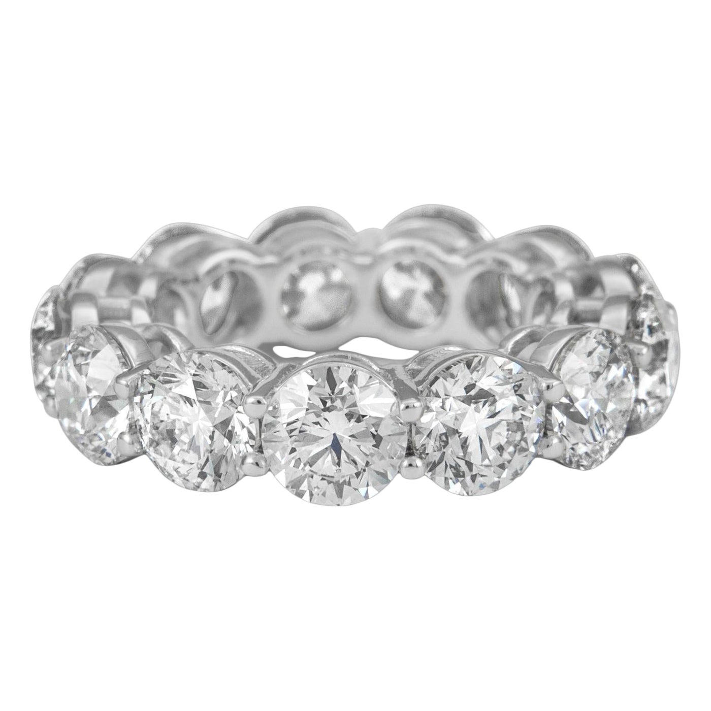 Alexander Beverly Hills 9.27ct Round Diamond Eternity Band 'Avg 0.71ct' 18k s5.5